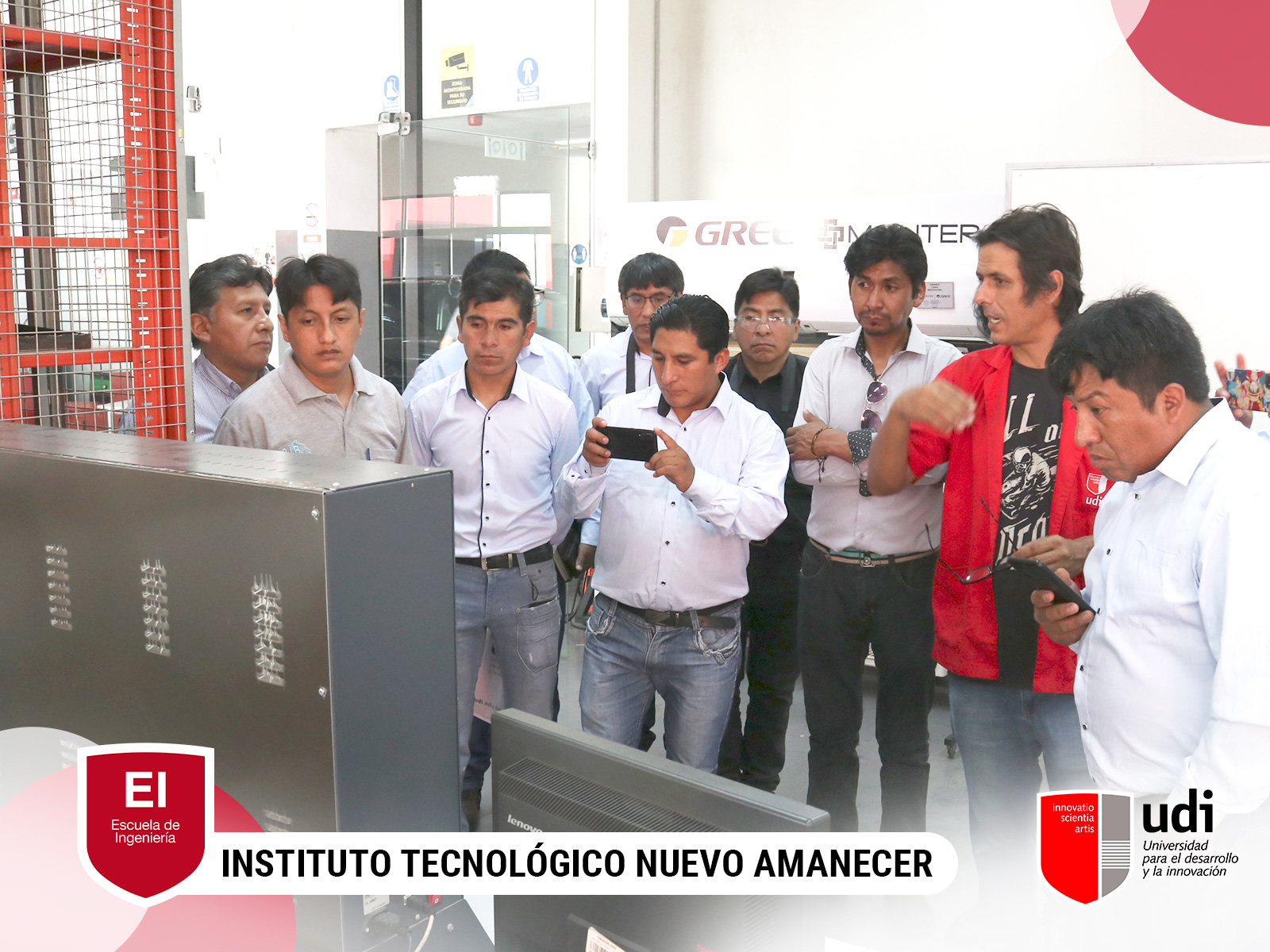 Visita comisión de docentes del Instituto Nuevo Amanecer de Potosí
